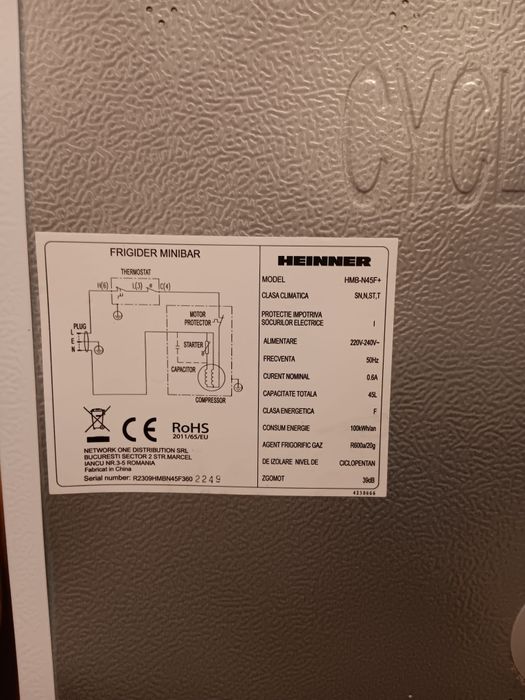 Mini frigider HEINNER că nou