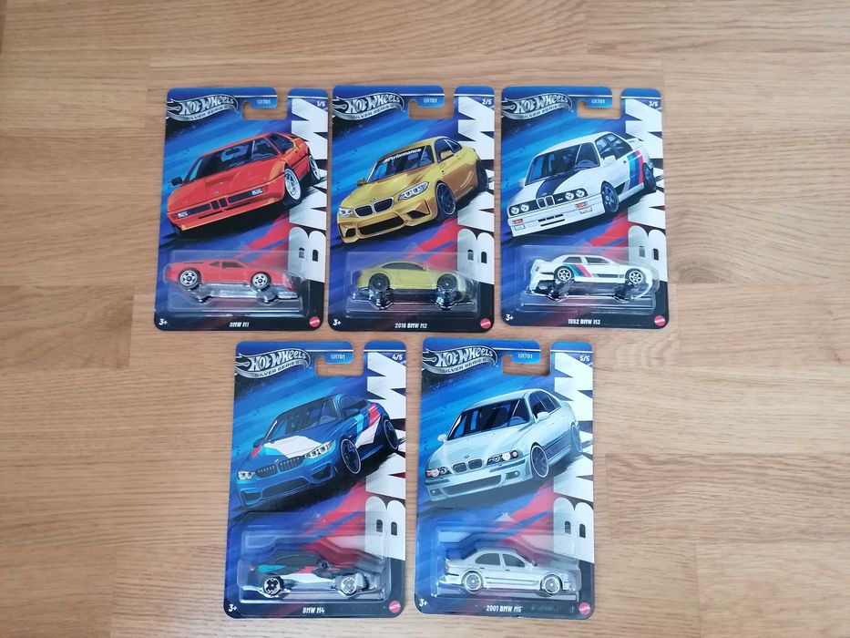 Комплект Hot Wheels Silver Series – BMW (GRT01)