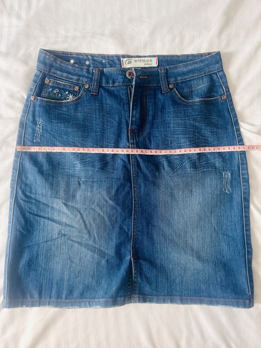 Fusta scurta denim 38