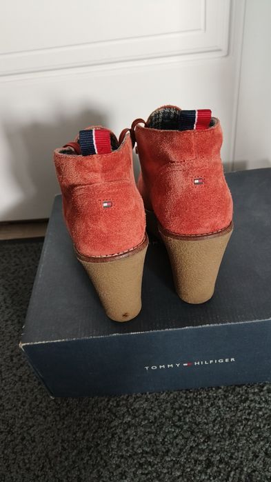 Pantofi dama piele întoarsă, naturala  Tommy Hilfiger măsura 37