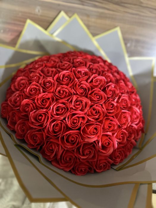 Buchet trandafiri sapun 101, 201 trandafiri