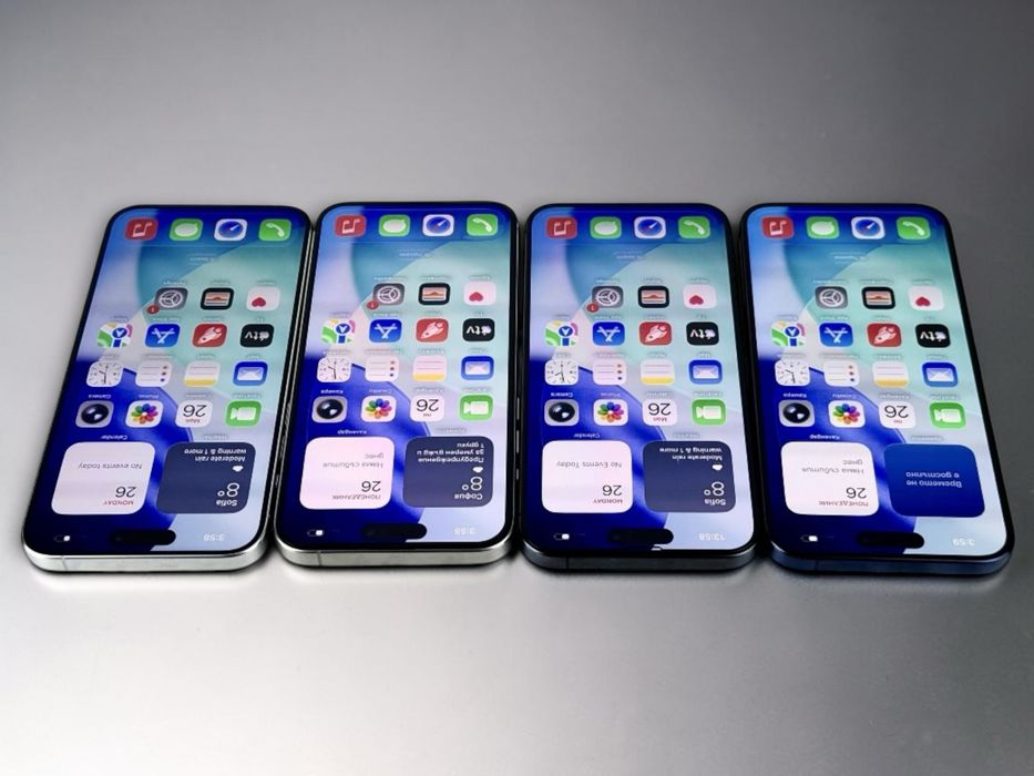 Apple iPhone 15 Pro Max 256GB Black / White / Natural / Blue Перфектен! Гаранция!