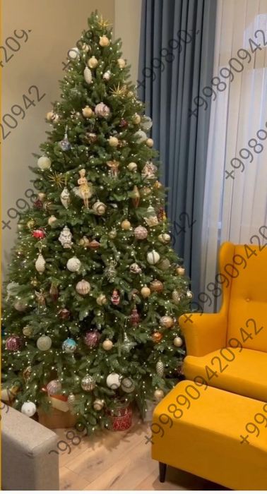 Новогодняя ёлка, максимально натуральная.  Императорская