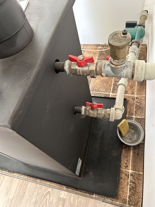 Камина ПРИТИ на дърва. С водна риза