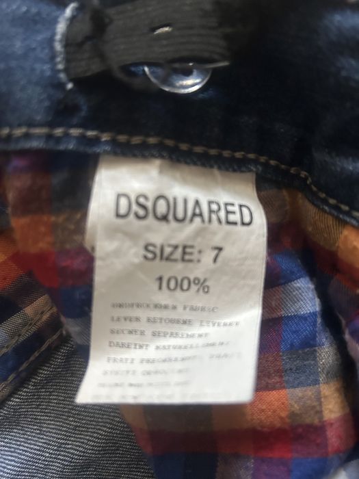 Къси дънкови панталонки за момче на DSQUARED и ФК”Барселона”