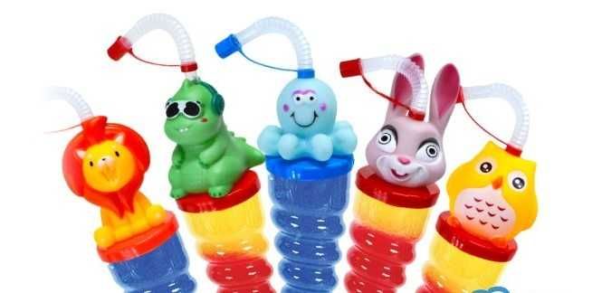 НОВО! Атрактивни пластмасови чаши за скрежина ЖИВОТНИ 350 мл