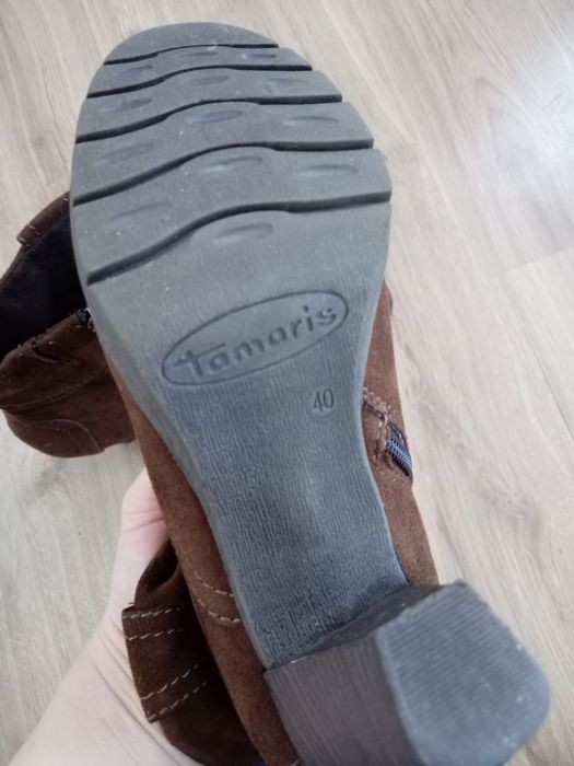 Botine damă piele întoarsă