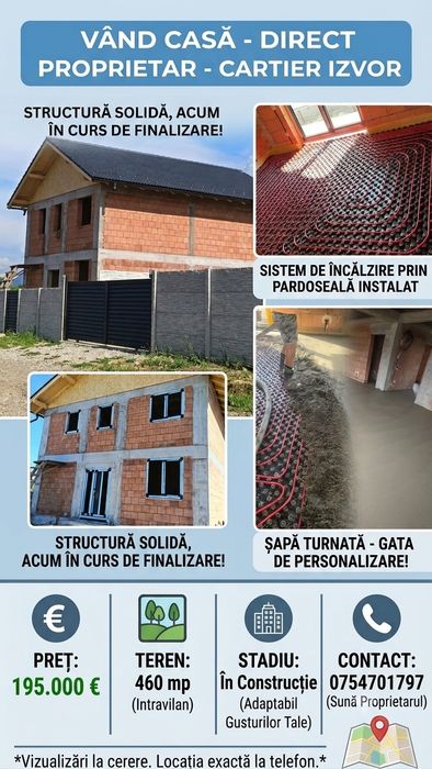 Casa de vânzare Cartier Izvor