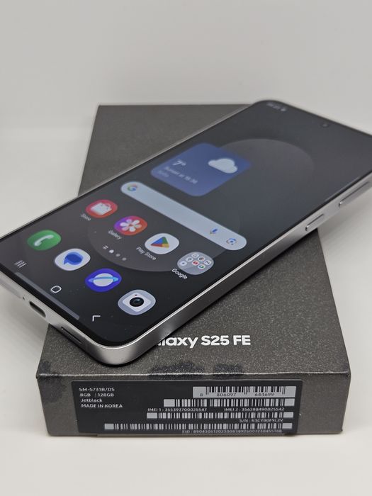 ГАРАНЦИЯ Samsung Galaxy S25 FE 5G 128GB/8GB RAM 77Цикъла 100%  Black
