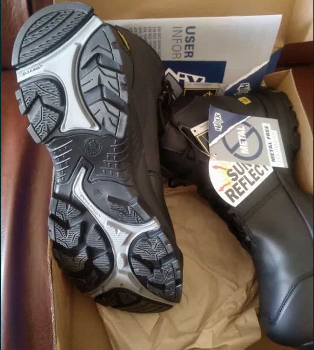 Ghete HAIX Black Eagle Safety , piele naturalā , NOU, nr.46