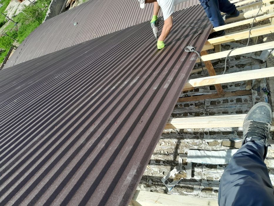 Шатыр жабу жұмыстары