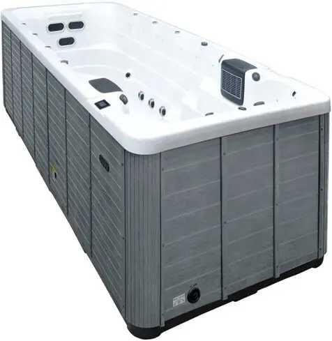 Piscină Swim Spa 5.5M cu inot Contracurent și Hidromasaj incalzitor Acril Aristech, Sistem Balboa4 Persoane