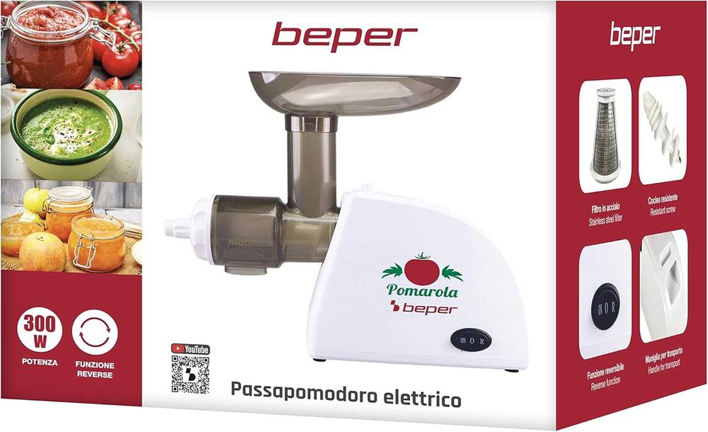 Машина за мелене на домати Beper, 300W