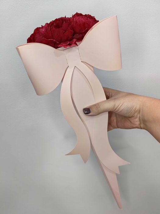 Букет от червени божур