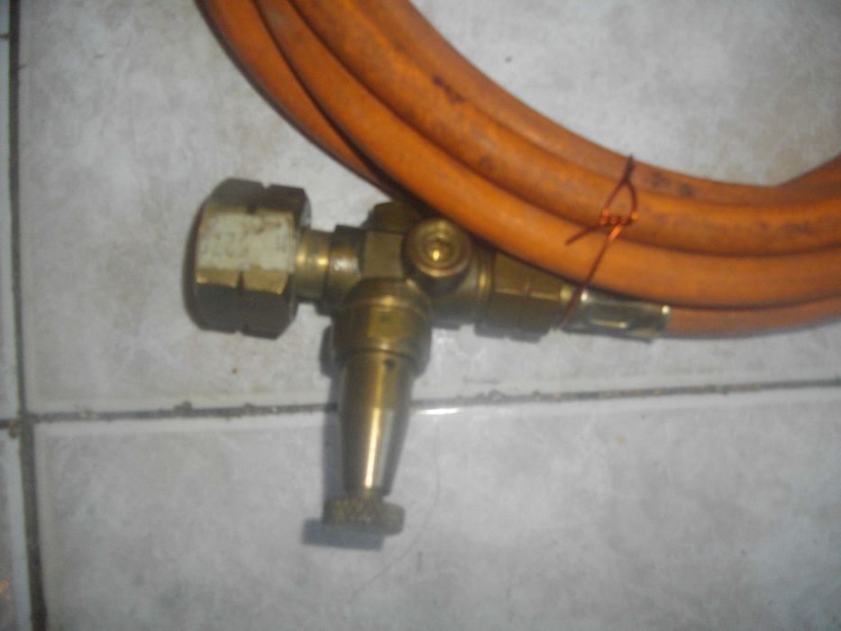 Газови Горелка Маркуч Вентил-Старо Качество/ Редуцир Вентил Газов-Герм