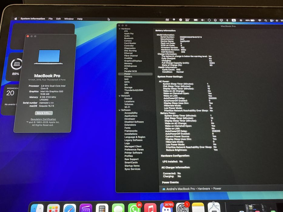 MacBook Pro 13 inch 2016 4 Thunderbolt 3 Ports