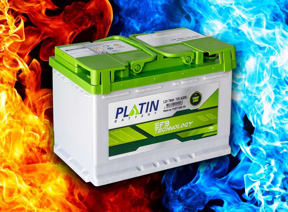 EFB 12V 72 Ah/ 650A Акумулатор PLATIN EFB