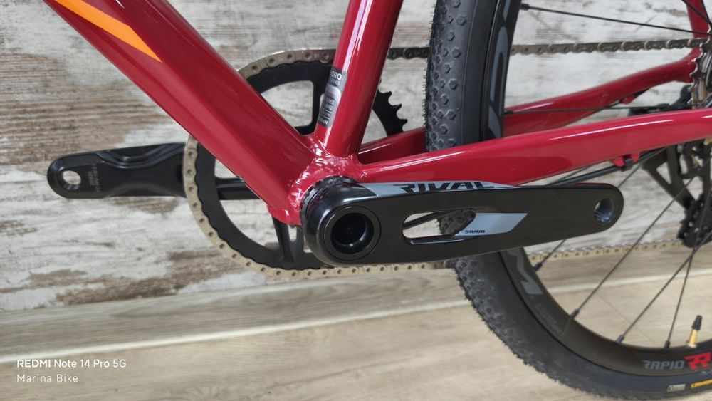 НОВ шосеен/Gravel велосипед Ridley Fenix SLA SRAM Rival/Apex XPLR Fulcrum Rapid Red 500 27.5 Tubeless | M