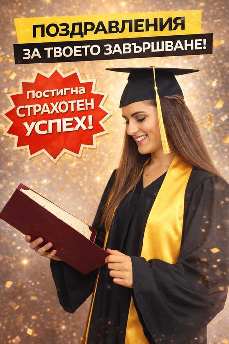 Тога за дипломиране (академична роба) – 25€