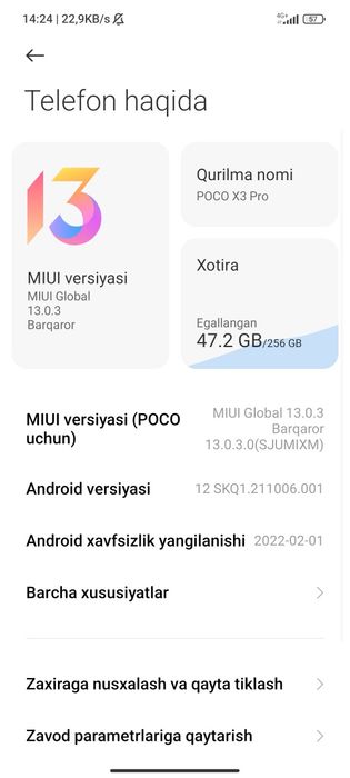 Poco x 3 pro ideal aybi yo 256 talk obmen iphon x ga yo undan balandig