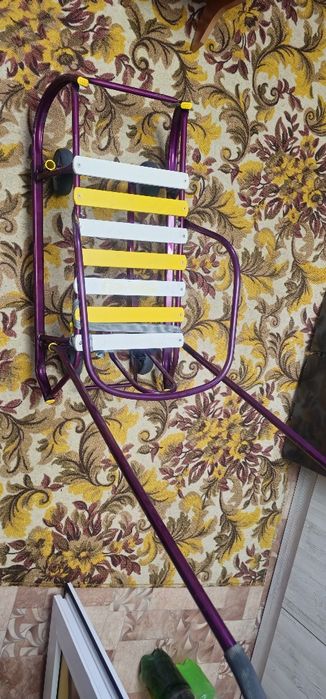 Детские санки с колесиками