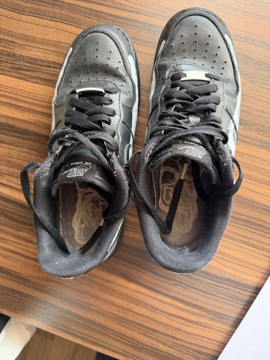 Nike Air Force Black Skeleton Номер 42