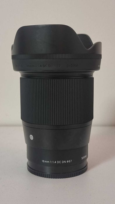 vand obiectiv sigma 16 mm F 1.4 montura Sony E - crop