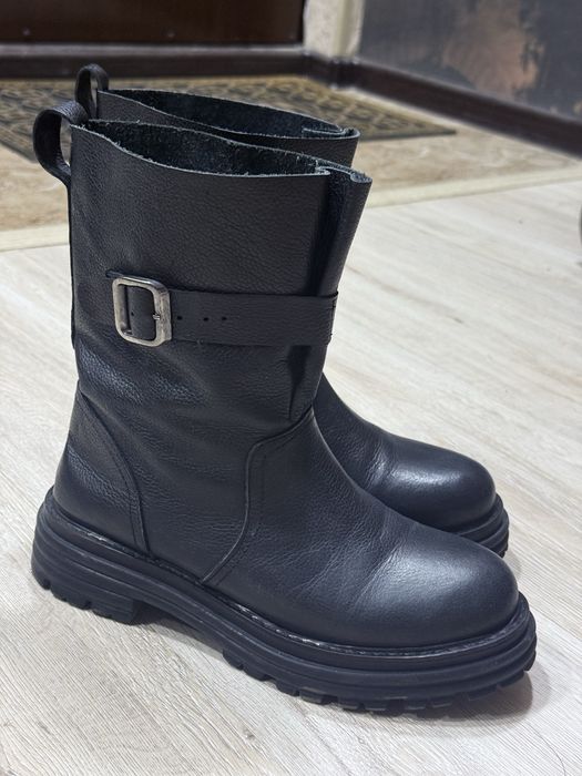 Натуральная кожа ботинки