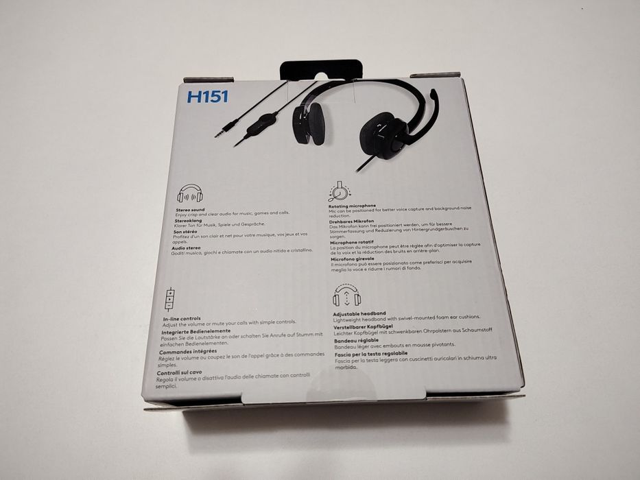 Căști cu microfon Logitech H151