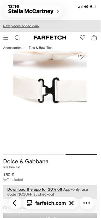 Dolce&Gabbana оригинална папионка