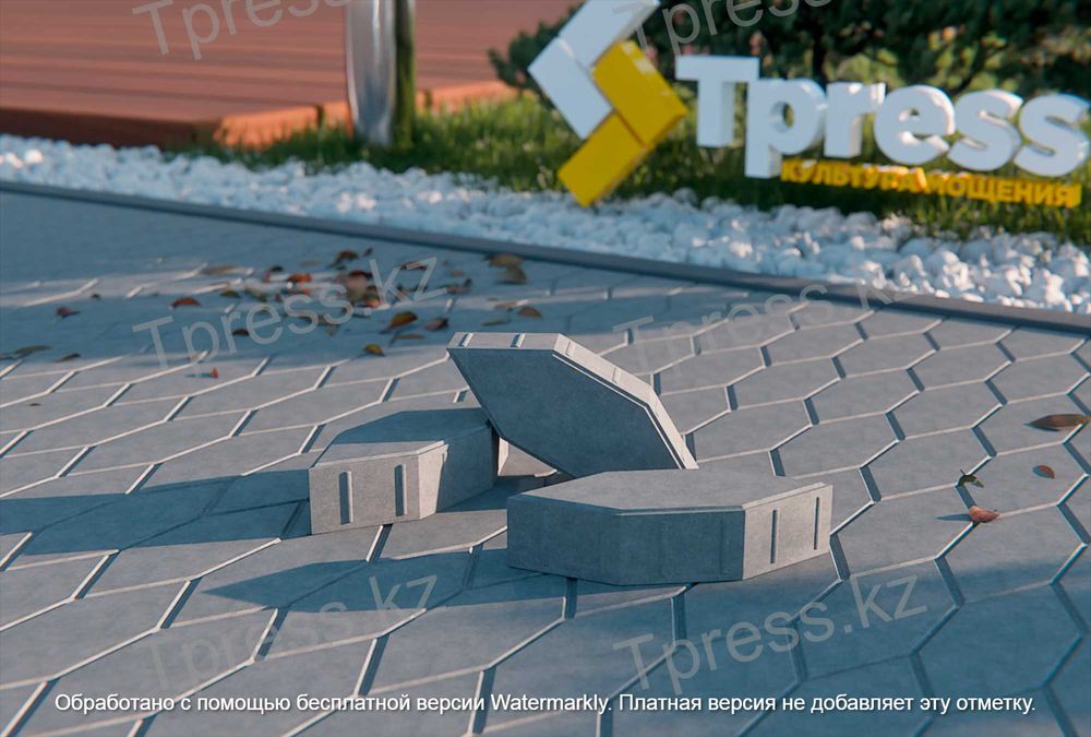 Брусчатка Кристалл  273х100х60 мм