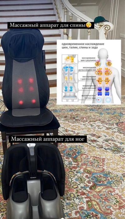 Массажер для ног и спина