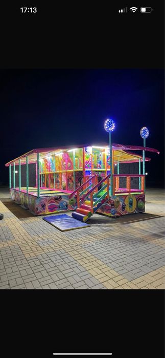 Батут лобиринт мобильный