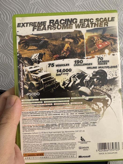 Продам Fuel для Xbox 360