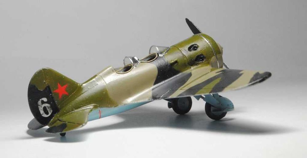Сборная модель самолета УТИ-4 (Амодел, 1:72)