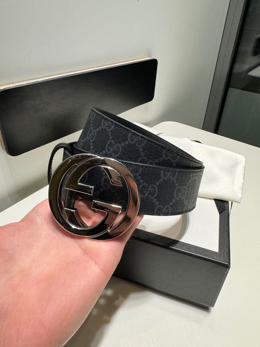 Curea Gucci Supreme albastră originală 90