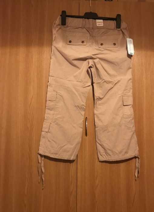 Blugi 3/4 Maternity Old Navy, NOI, masura S, bej