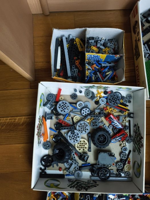 Multe piese roți dințate lego technic