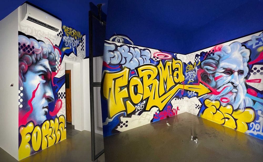 Pictură murală / Graffiti - deplasare nationala