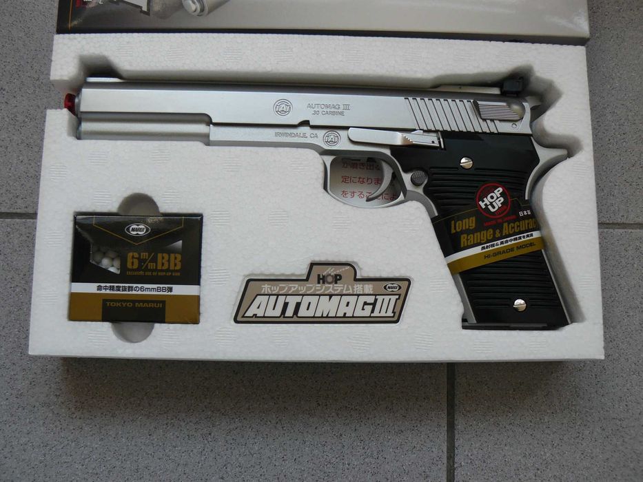 Pistol Airsoft AUTOMAG III Produs De Tokyo Marui,Spring/Arc,Nou Cutie