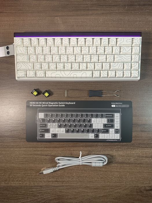 Tastatura magnetica aula hero 68he (hall efect/analog)