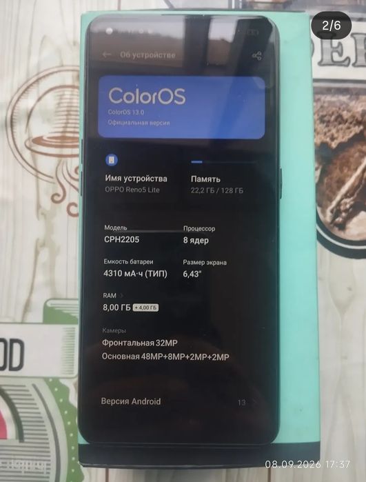 Oppo Reno5Lite 128 Gb Original