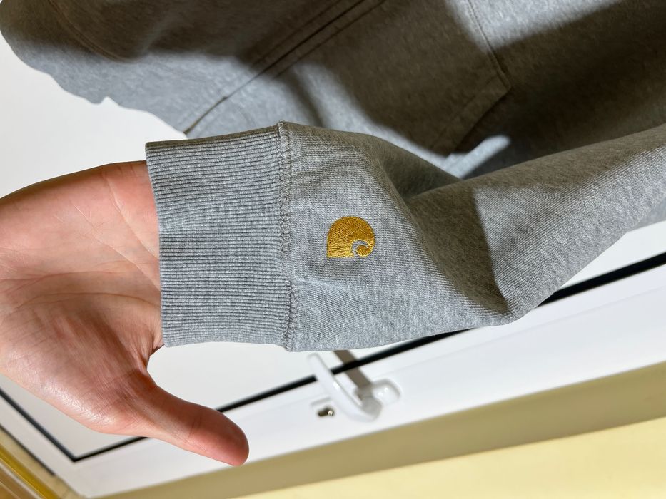 Мъжки суичър с цип и качулка Carhartt Chase Hooded (оригинал размер XL