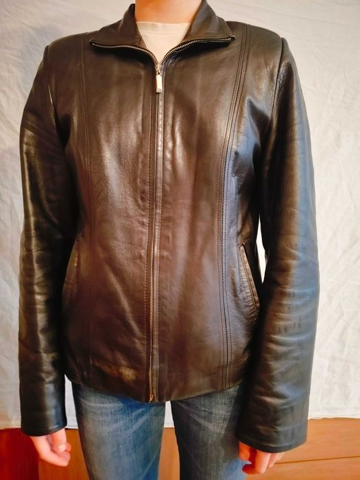 Дамско кожено яке естествена кожа