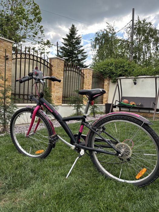 Bicicleta copii roz negru