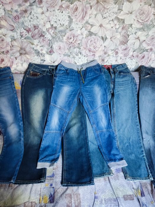 Джинсовые брюки б/у за 10 брюк 500.000 + бонус