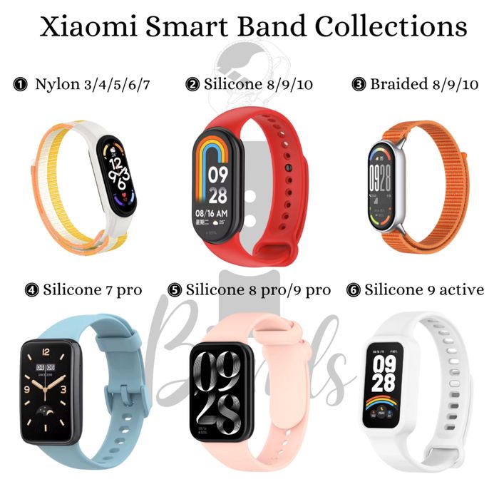 Силиконова каишка за Xiaomi Smart Band 8 | 9 | 10