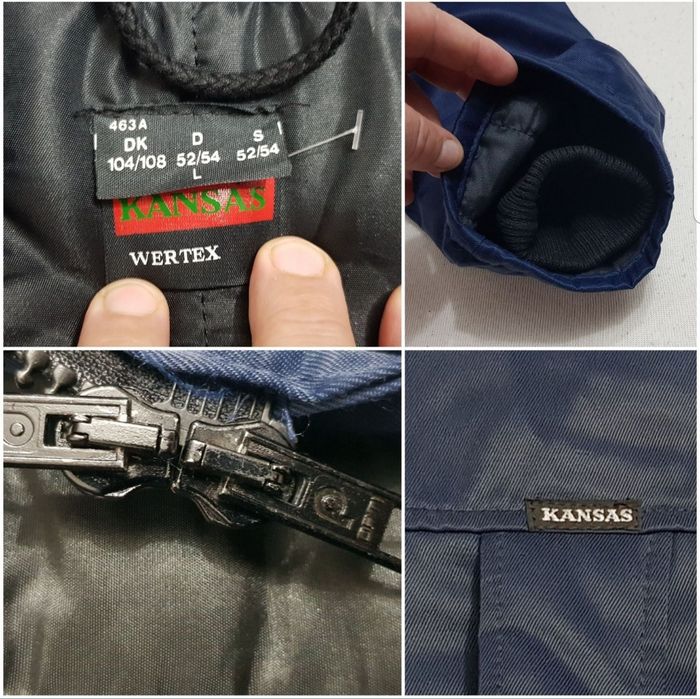 Geaca ptr muncă, salopeta groasă de iarnă KANSAS WERTEX impermeabilă L