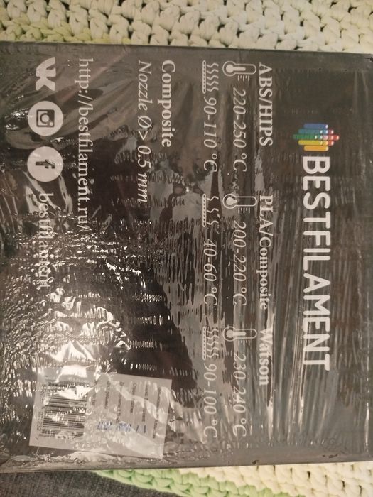 катушка пластика для 3D-печати — PLA-полимер. Bestfilament