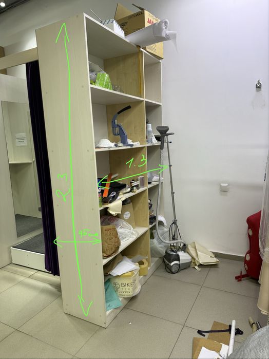 Стеллаж 2,3 *1,3 лдсп